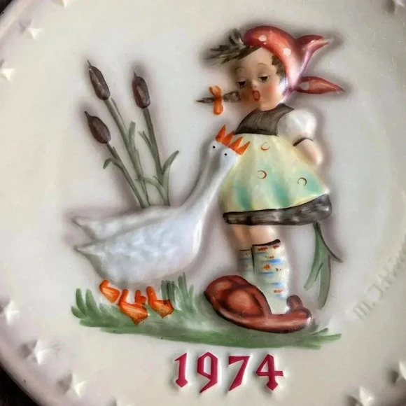 * VINTAGE* Hummel | Goose Girl Plate - Picture 2 of 4